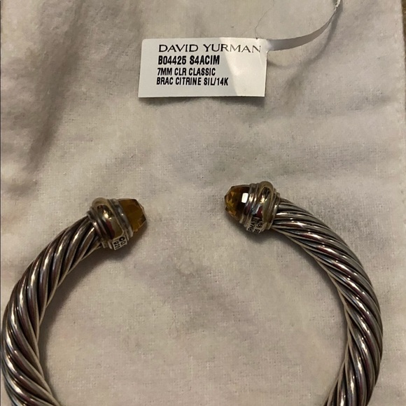 David Yurman Citrine cuff bracelet - Picture 2 of 6